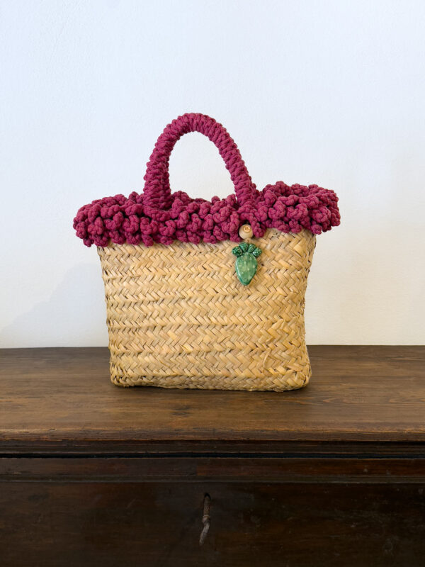 SHOPPER RICCIA CILIEGIA PALA