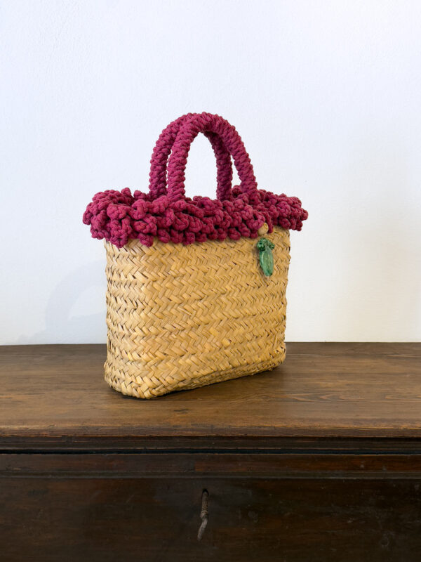 SHOPPER RICCIA CILIEGIA PALA - immagine 3