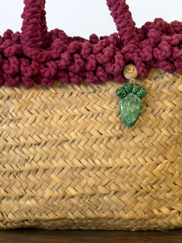 SHOPPER RICCIA CILIEGIA PALA - immagine 4