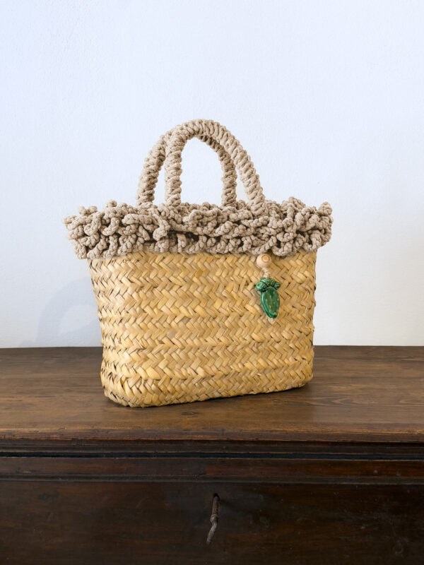 SHOPPER RICCIA PANNA PALA - immagine 3