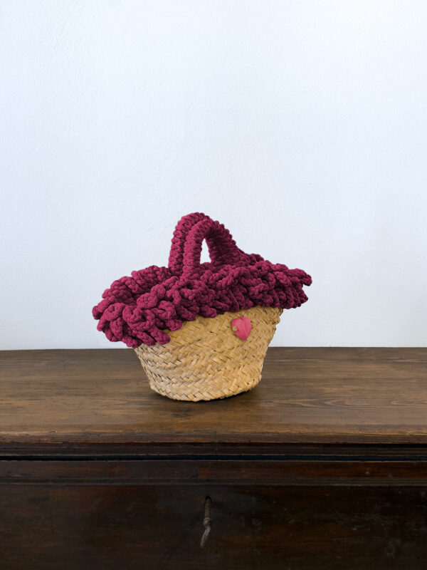 COFFA RICCIA CILIEGIA CUORE - PICCOLA - immagine 3