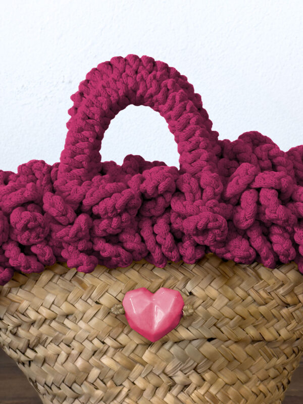 COFFA RICCIA CILIEGIA CUORE - PICCOLA - immagine 4