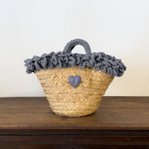 COFFA RICCIA DENIM CUORE - MEDIA