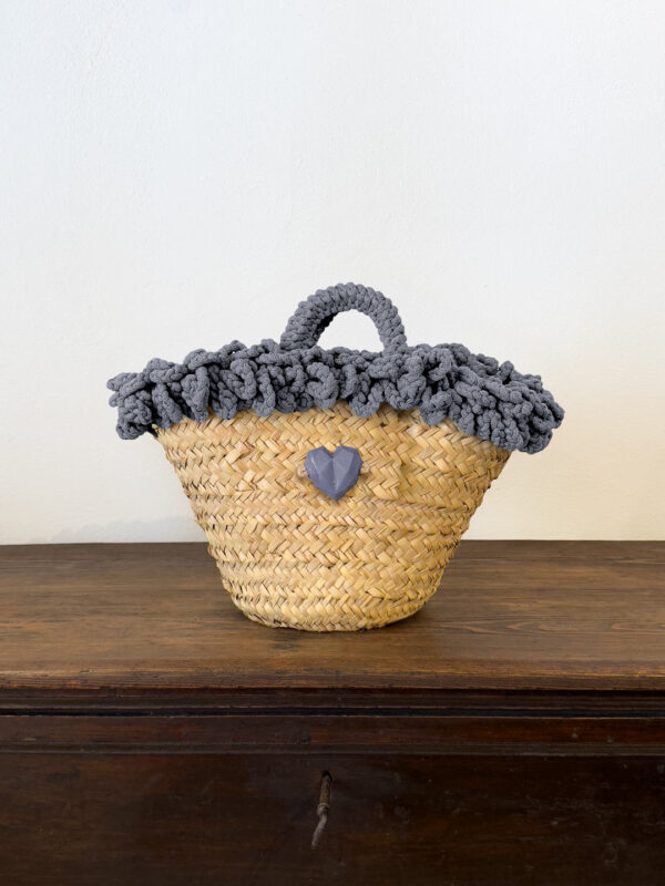 COFFA RICCIA DENIM CUORE - MEDIA
