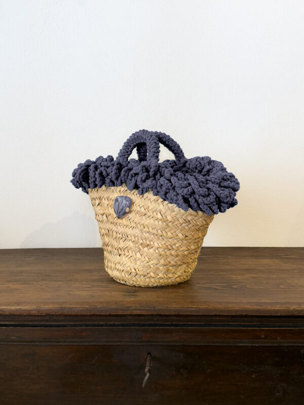 COFFA RICCIA DENIM CUORE - MEDIA - immagine 2
