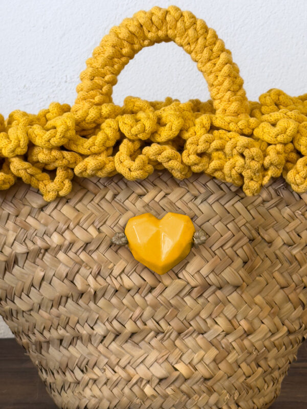 COFFA RICCIA GIALLA CUORE - MEDIA - immagine 4