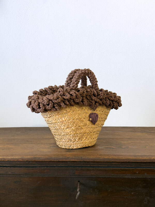 COFFA RICCIA MARRONE CUORE - MEDIA - immagine 3
