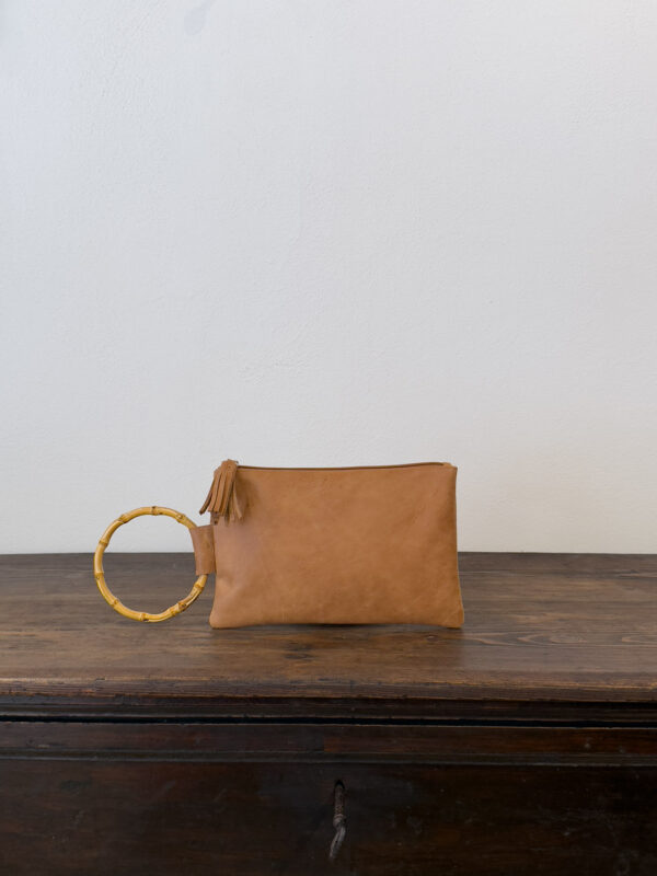 POCHETTE ARTEMIDE MARRONE CHIARO