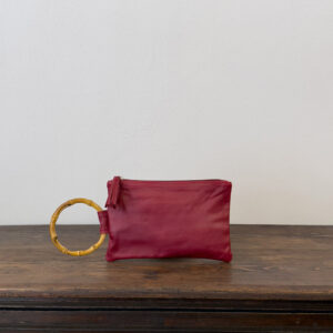 POCHETTE ARTEMIDE ROSSO BORDEAUX