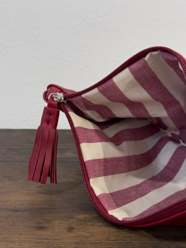 POCHETTE ARTEMIDE ROSSO BORDEAUX - immagine 2