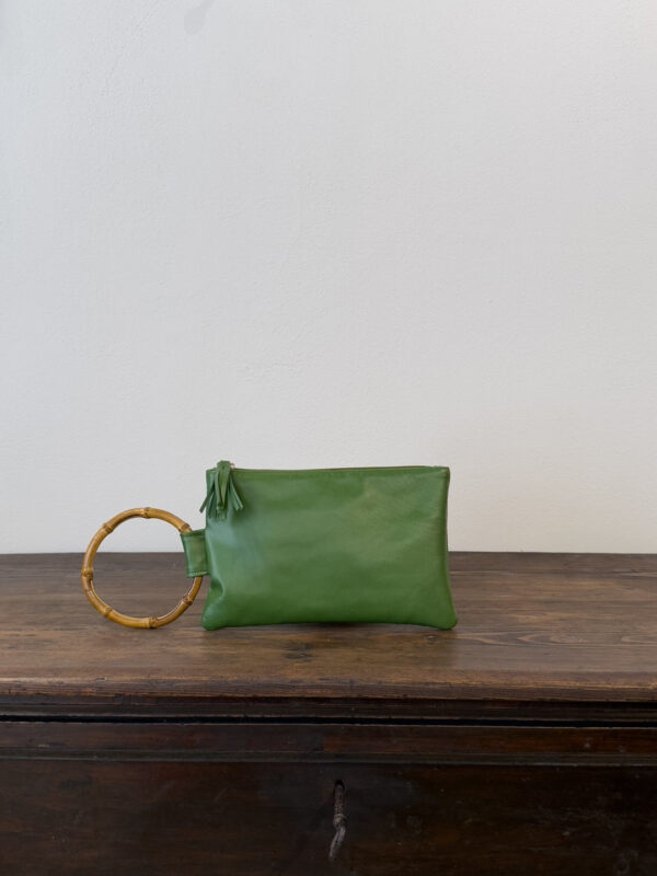 POCHETTE ARTEMIDE VERDE SCURO